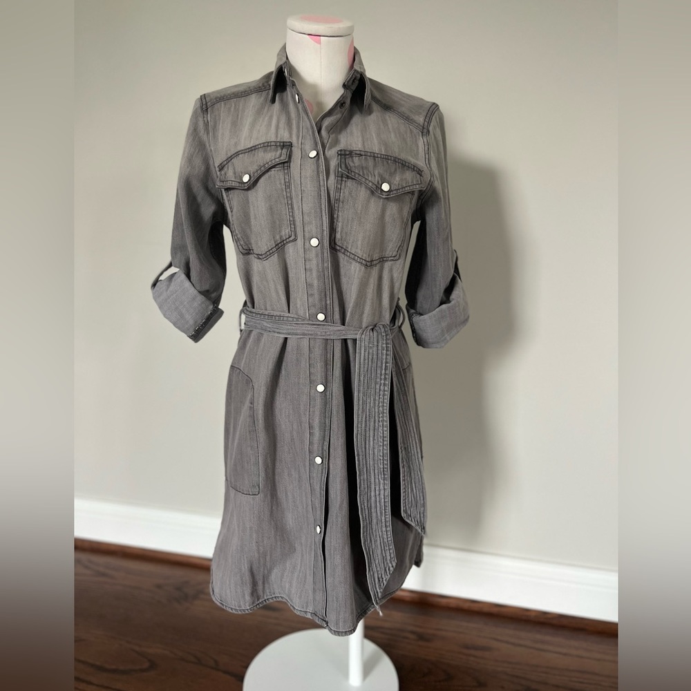 Cute Button up Jean Dress